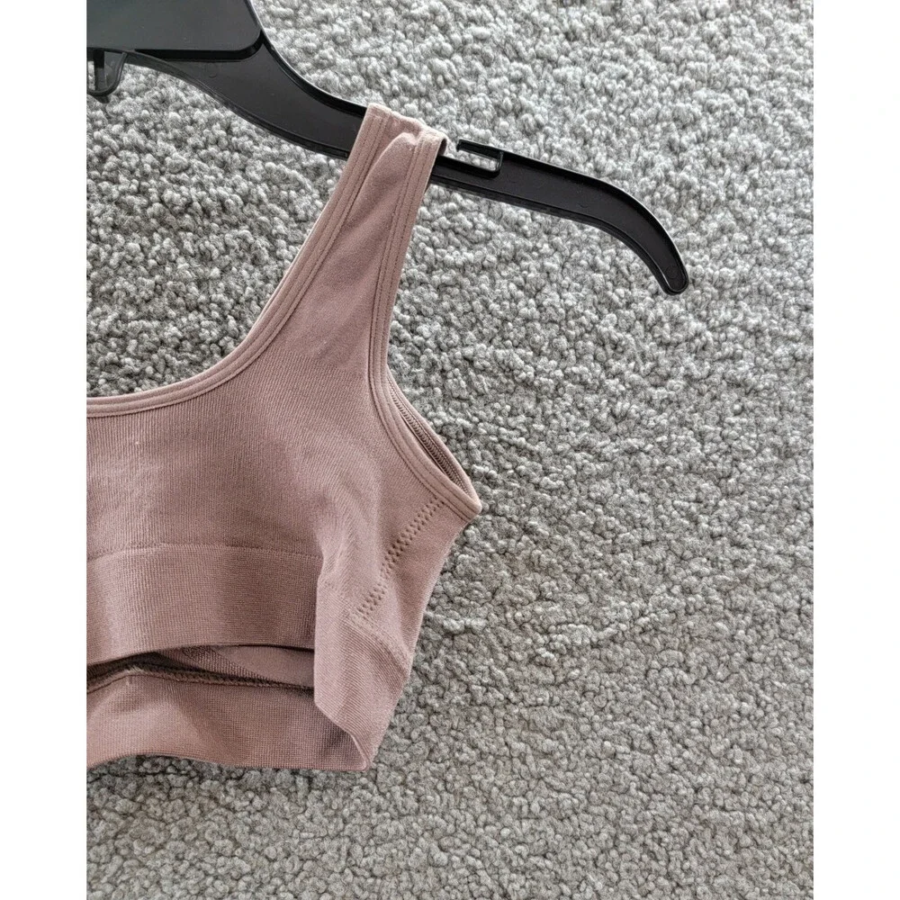 Wacoal B-Smooth Wirefree Removable Pads Bralette Women's 32 Taupe Pullover - Picture 12 of 14